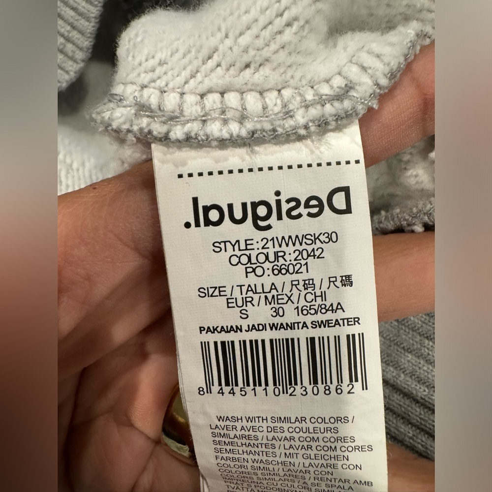 Desigual Multicolor Patchwork Sweater - Picture 5 of 6